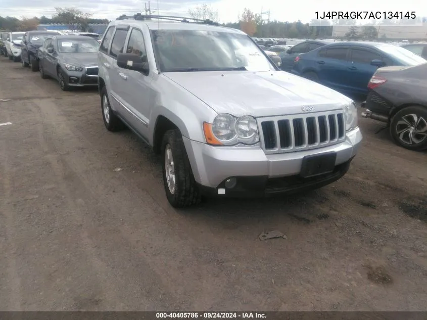 2010 Jeep Grand Cherokee Laredo VIN: 1J4PR4GK7AC134145 Lot: 40405786