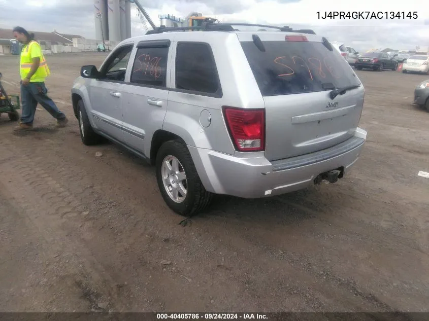 2010 Jeep Grand Cherokee Laredo VIN: 1J4PR4GK7AC134145 Lot: 40405786