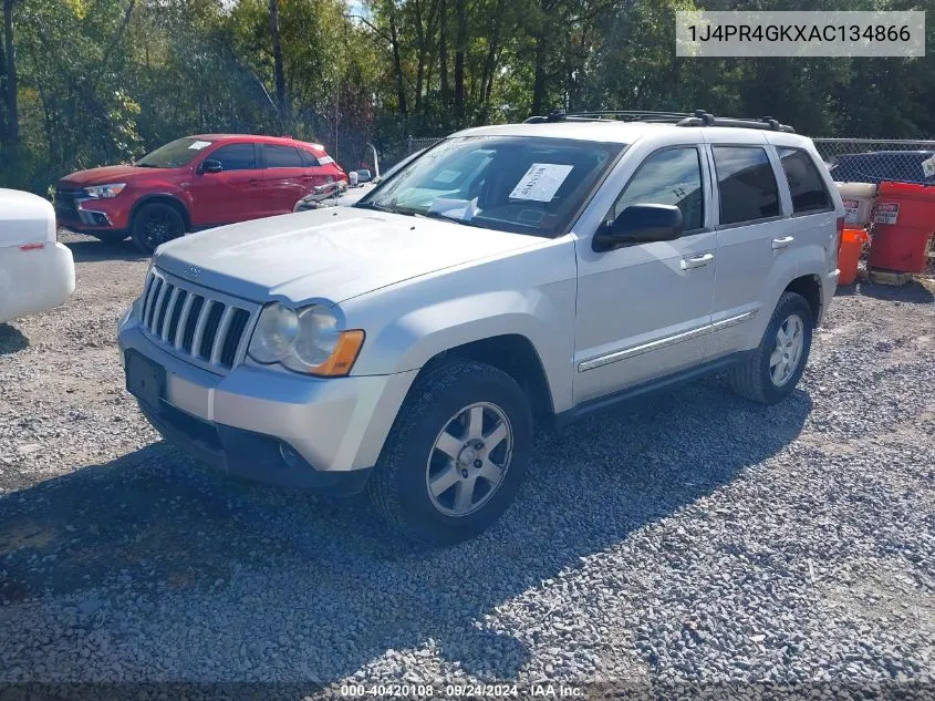 2010 Jeep Grand Cherokee Laredo VIN: 1J4PR4GKXAC134866 Lot: 40420108