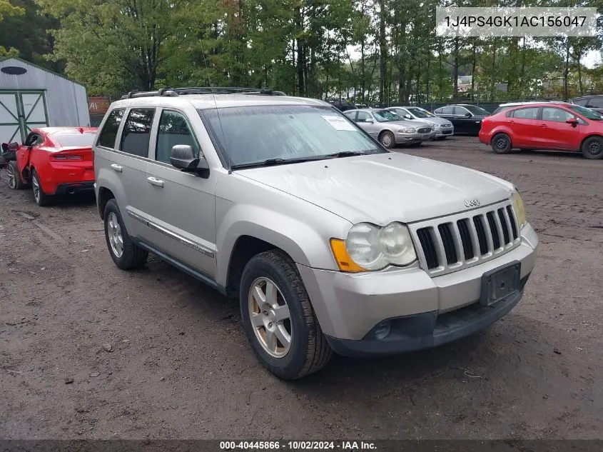 2010 Jeep Grand Cherokee Laredo VIN: 1J4PS4GK1AC156047 Lot: 40445866