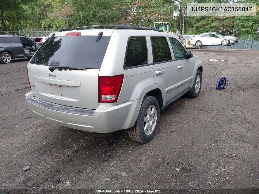 2010 Jeep Grand Cherokee Laredo VIN: 1J4PS4GK1AC156047 Lot: 40445866