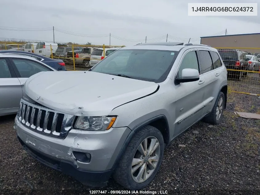 2011 Jeep Grand Cherokee VIN: 1J4RR4GG6BC624372 Lot: 12077447