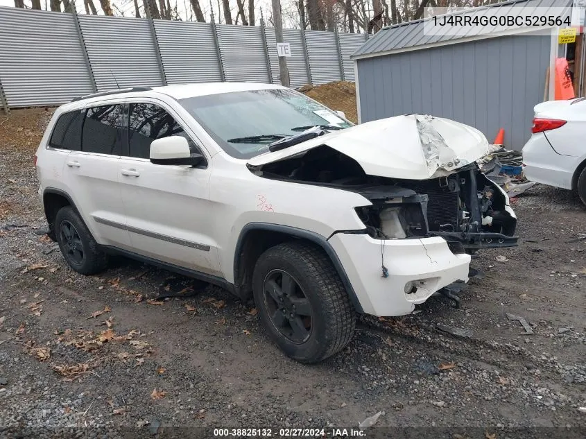 2011 Jeep Grand Cherokee Laredo VIN: 1J4RR4GG0BC529564 Lot: 38825132