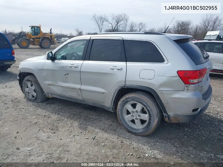 1J4RR4GG1BC502955 2011 Jeep Grand Cherokee Laredo