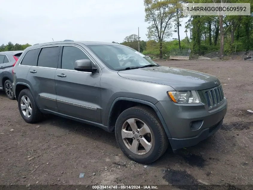 2011 Jeep Grand Cherokee Laredo VIN: 1J4RR4GG0BC609592 Lot: 39414745