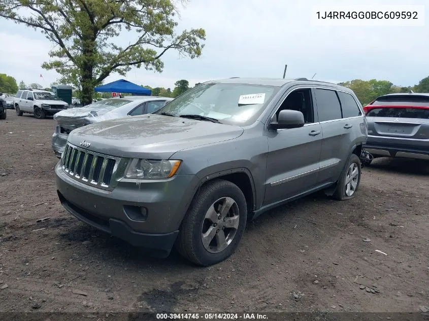 2011 Jeep Grand Cherokee Laredo VIN: 1J4RR4GG0BC609592 Lot: 39414745