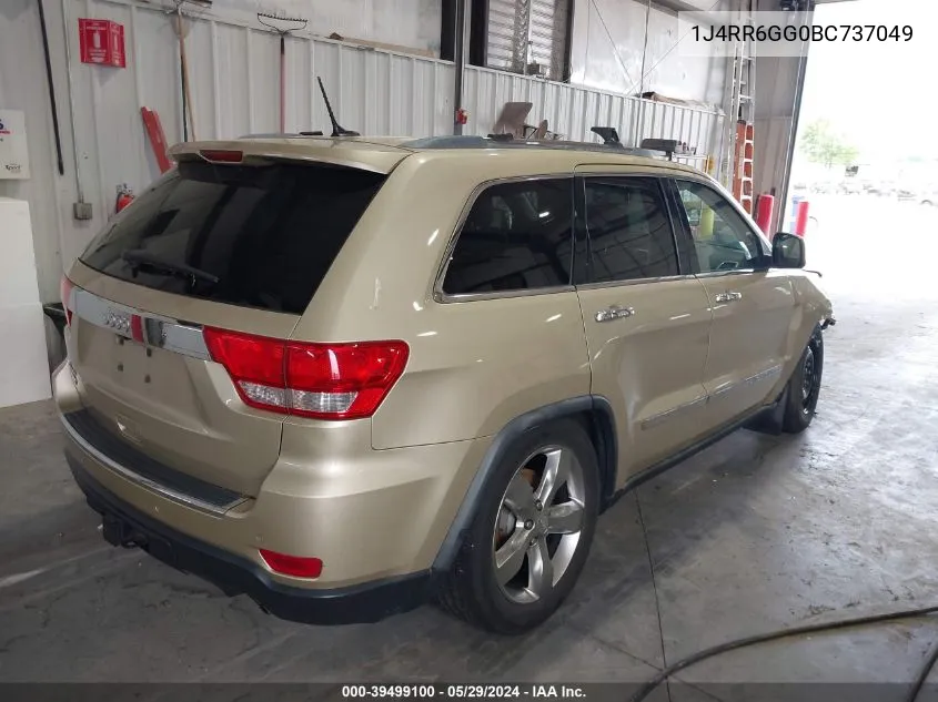 1J4RR6GG0BC737049 2011 Jeep Grand Cherokee Overland