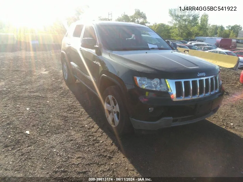 1J4RR4GG5BC541922 2011 Jeep Grand Cherokee Laredo