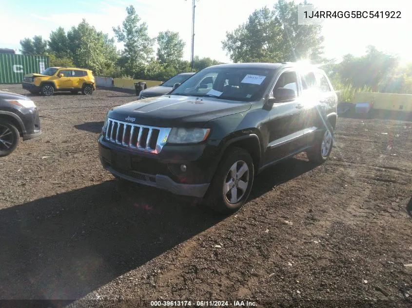 1J4RR4GG5BC541922 2011 Jeep Grand Cherokee Laredo