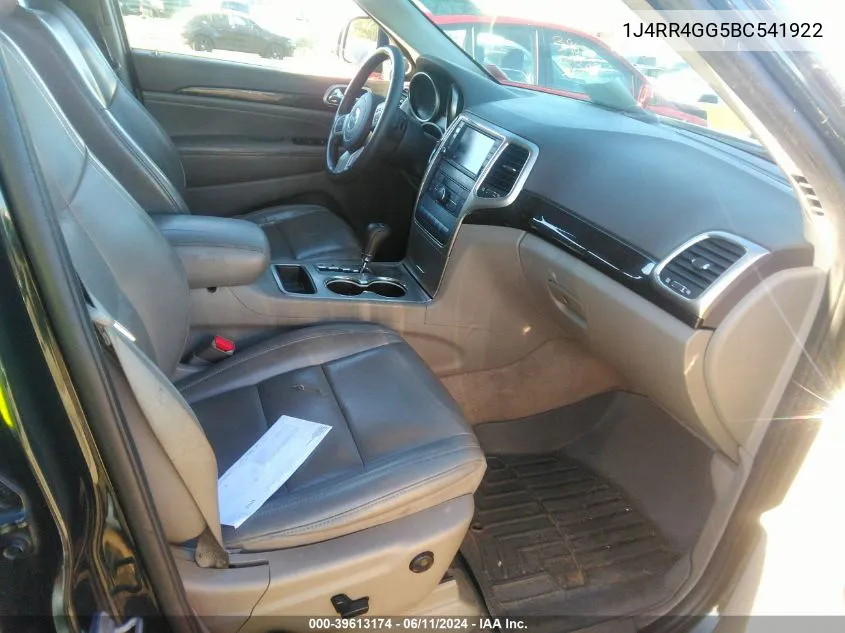 1J4RR4GG5BC541922 2011 Jeep Grand Cherokee Laredo