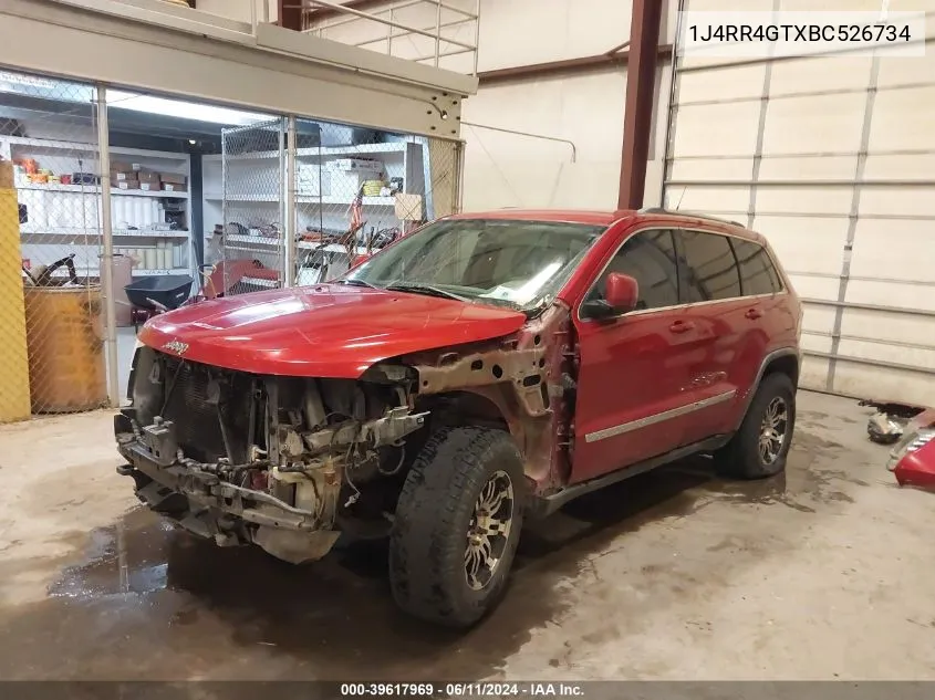 2011 Jeep Grand Cherokee Laredo VIN: 1J4RR4GTXBC526734 Lot: 39617969