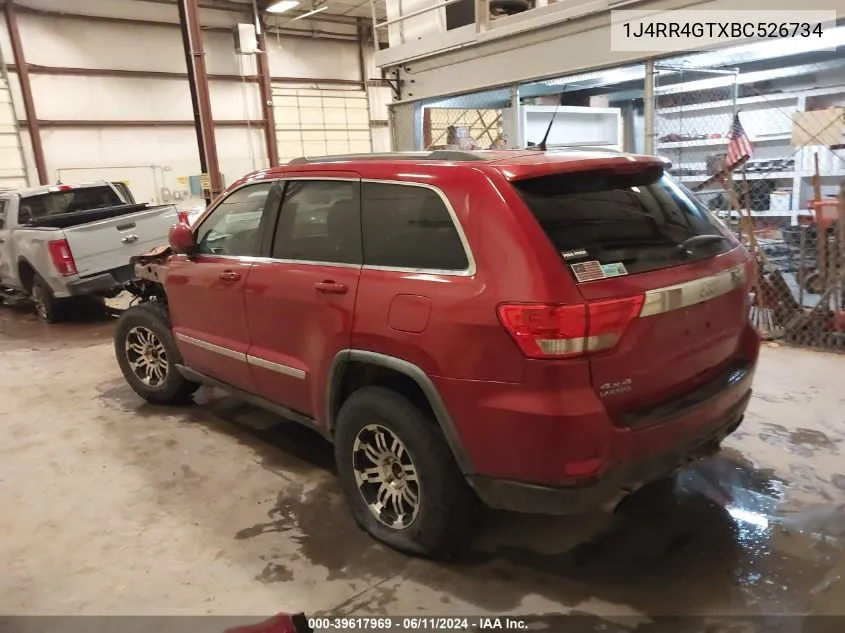 2011 Jeep Grand Cherokee Laredo VIN: 1J4RR4GTXBC526734 Lot: 39617969