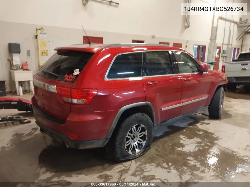 1J4RR4GTXBC526734 2011 Jeep Grand Cherokee Laredo