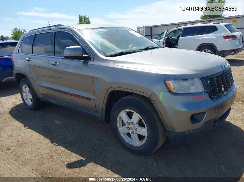 2011 Jeep Grand Cherokee Laredo VIN: 1J4RR4GGXBC574589 Lot: 39745653