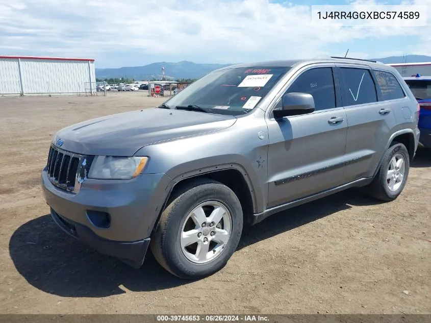 1J4RR4GGXBC574589 2011 Jeep Grand Cherokee Laredo