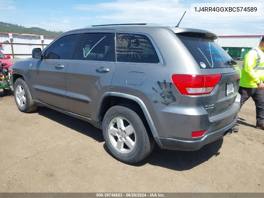 2011 Jeep Grand Cherokee Laredo VIN: 1J4RR4GGXBC574589 Lot: 39745653