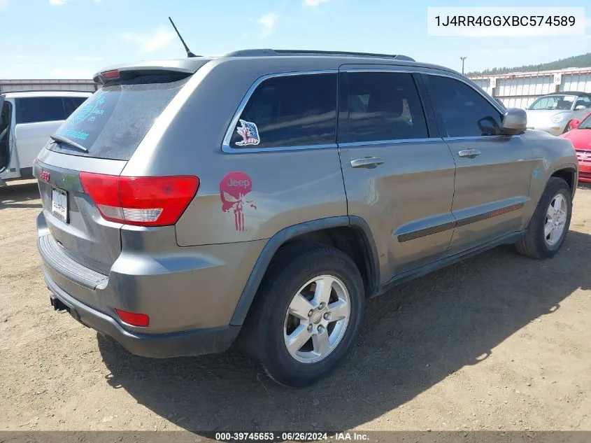 2011 Jeep Grand Cherokee Laredo VIN: 1J4RR4GGXBC574589 Lot: 39745653