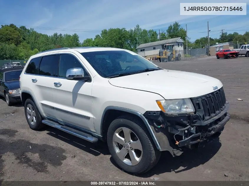 2011 Jeep Grand Cherokee Limited VIN: 1J4RR5GG7BC715446 Lot: 39747932