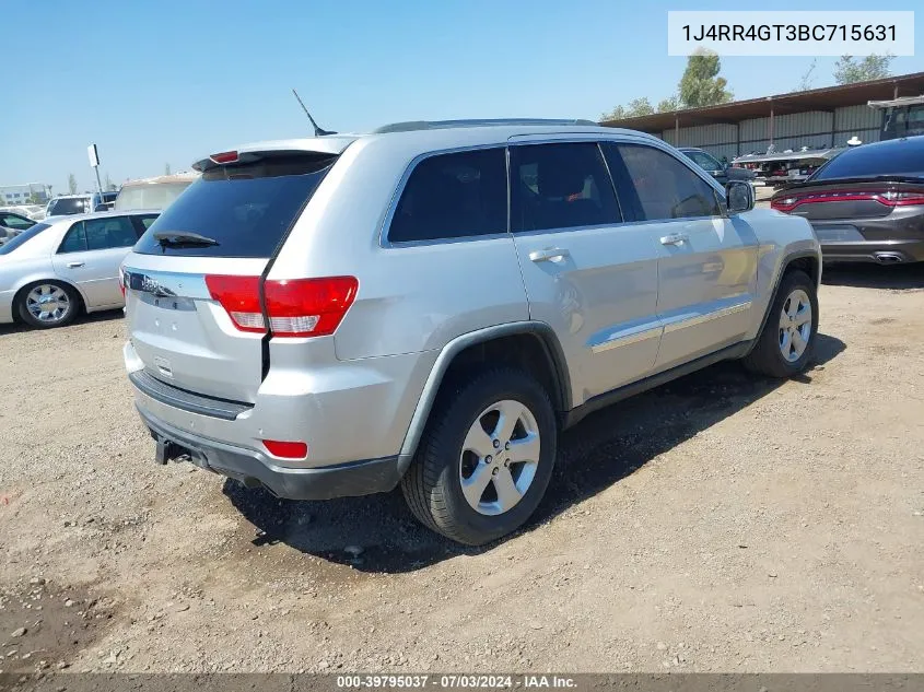 1J4RR4GT3BC715631 2011 Jeep Grand Cherokee Laredo