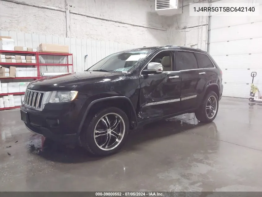 1J4RR5GT5BC642140 2011 Jeep Grand Cherokee Limited