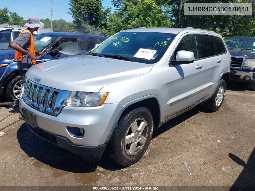 1J4RR4GG5BC678648 2011 Jeep Grand Cherokee Laredo