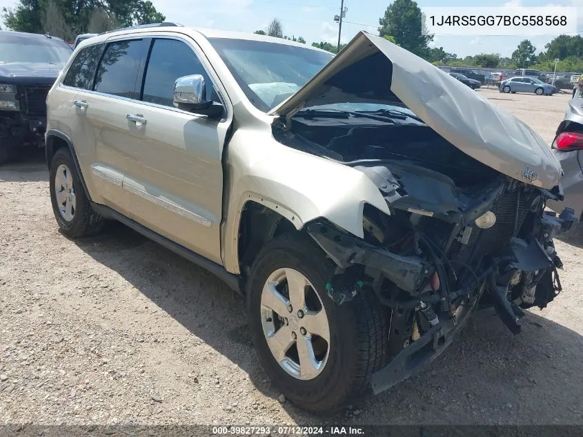 2011 Jeep Grand Cherokee Limited VIN: 1J4RS5GG7BC558568 Lot: 39827293