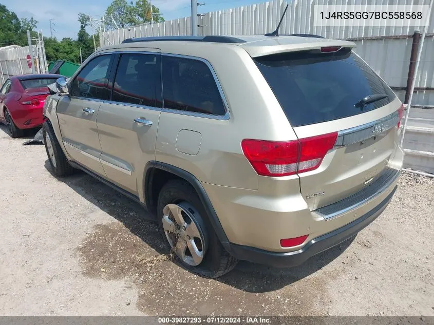 2011 Jeep Grand Cherokee Limited VIN: 1J4RS5GG7BC558568 Lot: 39827293