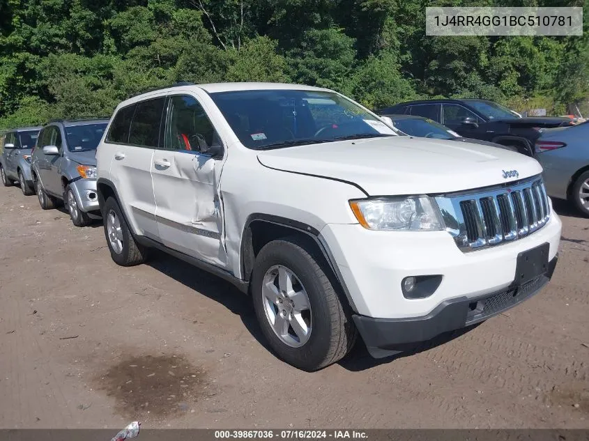 2011 Jeep Grand Cherokee Laredo VIN: 1J4RR4GG1BC510781 Lot: 39867036