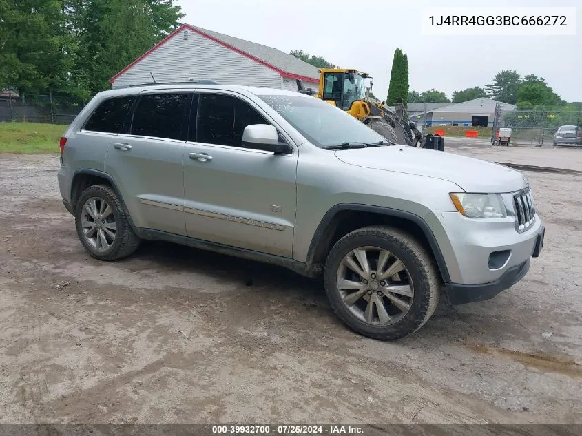 2011 Jeep Grand Cherokee Laredo VIN: 1J4RR4GG3BC666272 Lot: 39932700