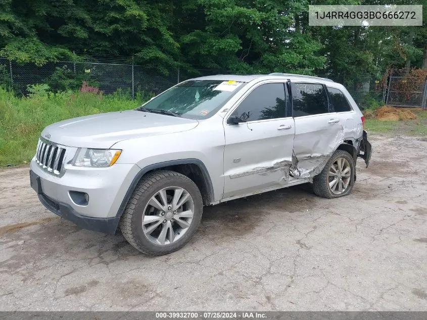 2011 Jeep Grand Cherokee Laredo VIN: 1J4RR4GG3BC666272 Lot: 39932700