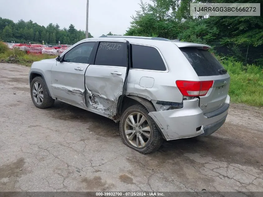 1J4RR4GG3BC666272 2011 Jeep Grand Cherokee Laredo