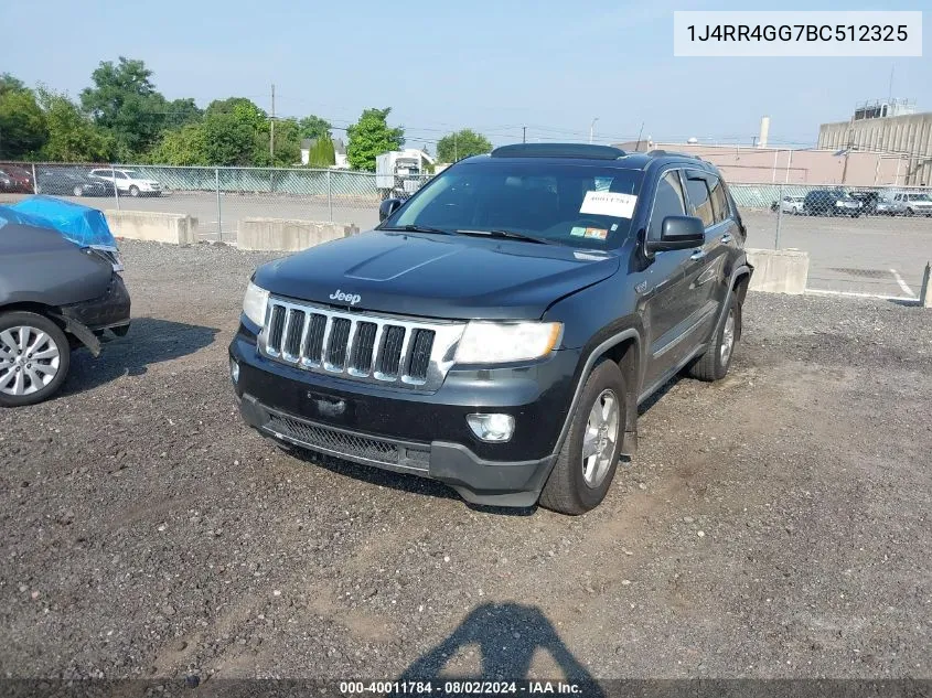 2011 Jeep Grand Cherokee Laredo VIN: 1J4RR4GG7BC512325 Lot: 40011784