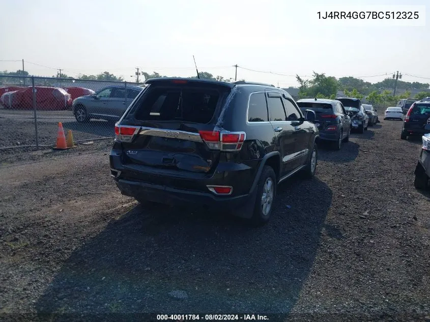 2011 Jeep Grand Cherokee Laredo VIN: 1J4RR4GG7BC512325 Lot: 40011784