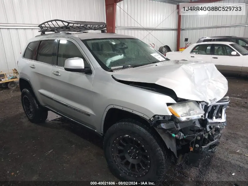 2011 Jeep Grand Cherokee Laredo VIN: 1J4RR4GG8BC529733 Lot: 40021606