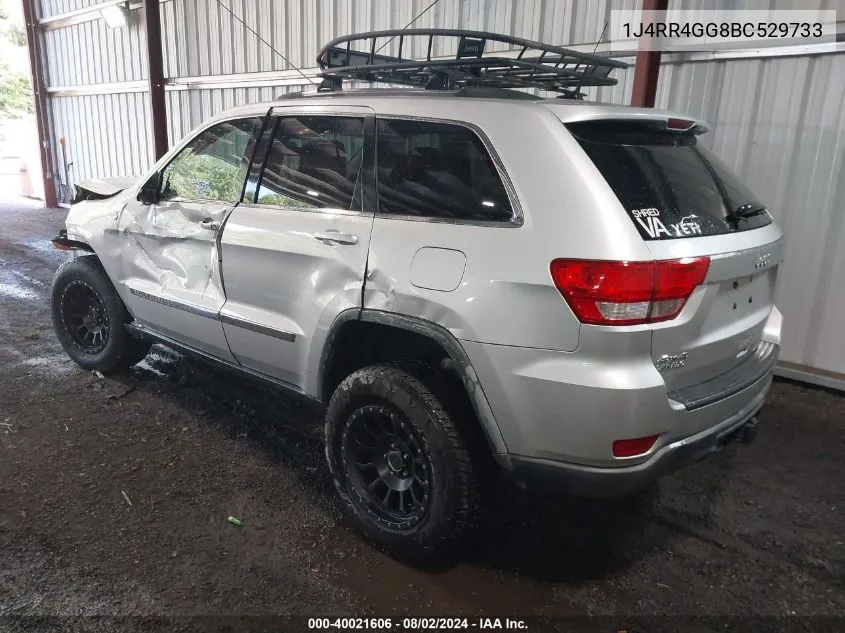 1J4RR4GG8BC529733 2011 Jeep Grand Cherokee Laredo