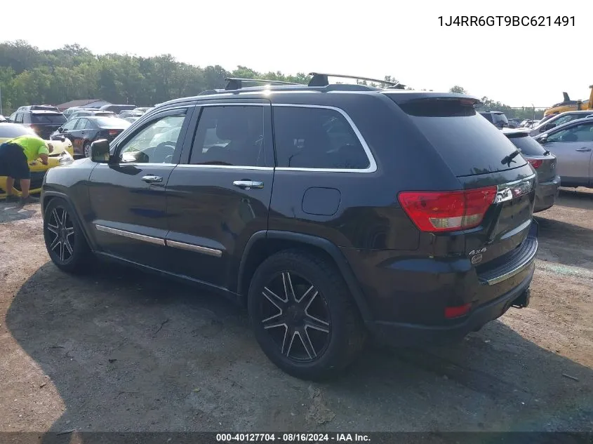 2011 Jeep Grand Cherokee Overland VIN: 1J4RR6GT9BC621491 Lot: 40127704