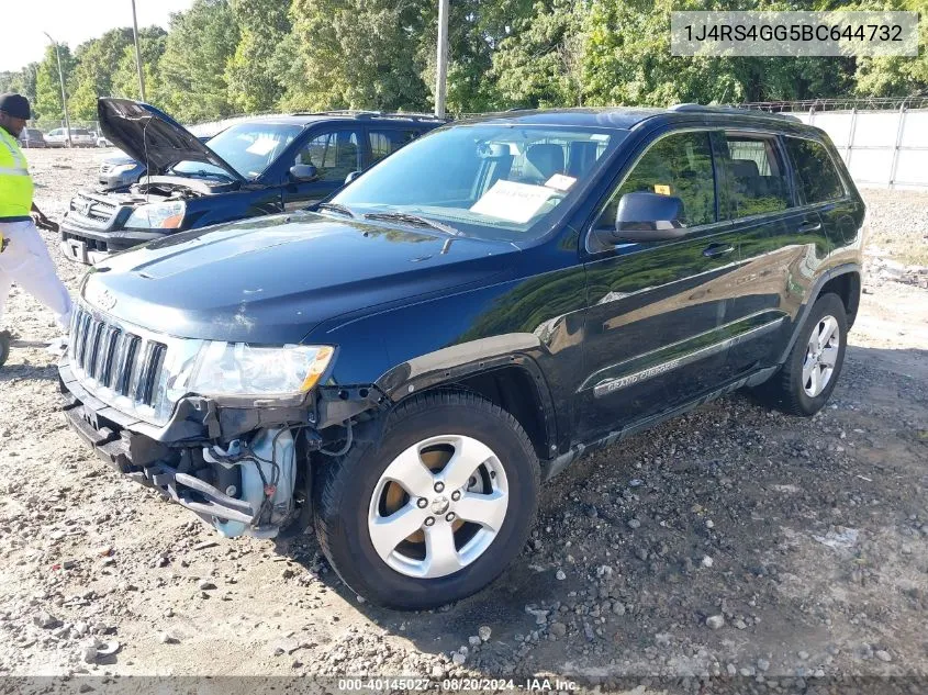 1J4RS4GG5BC644732 2011 Jeep Grand Cherokee Laredo