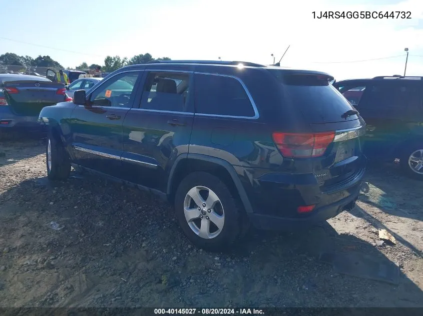 2011 Jeep Grand Cherokee Laredo VIN: 1J4RS4GG5BC644732 Lot: 40145027