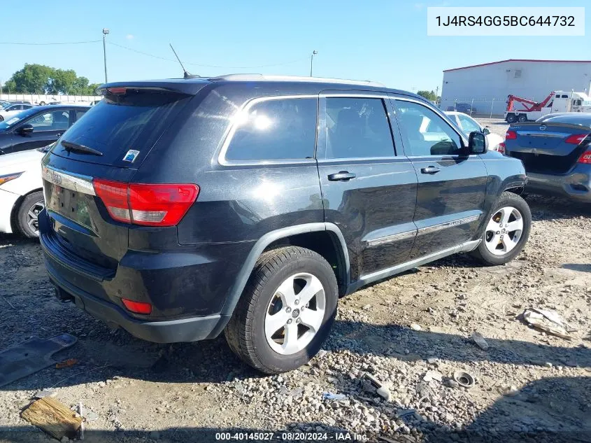 1J4RS4GG5BC644732 2011 Jeep Grand Cherokee Laredo