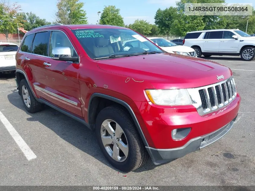 2011 Jeep Grand Cherokee Limited VIN: 1J4RS5GT9BC508364 Lot: 40209159