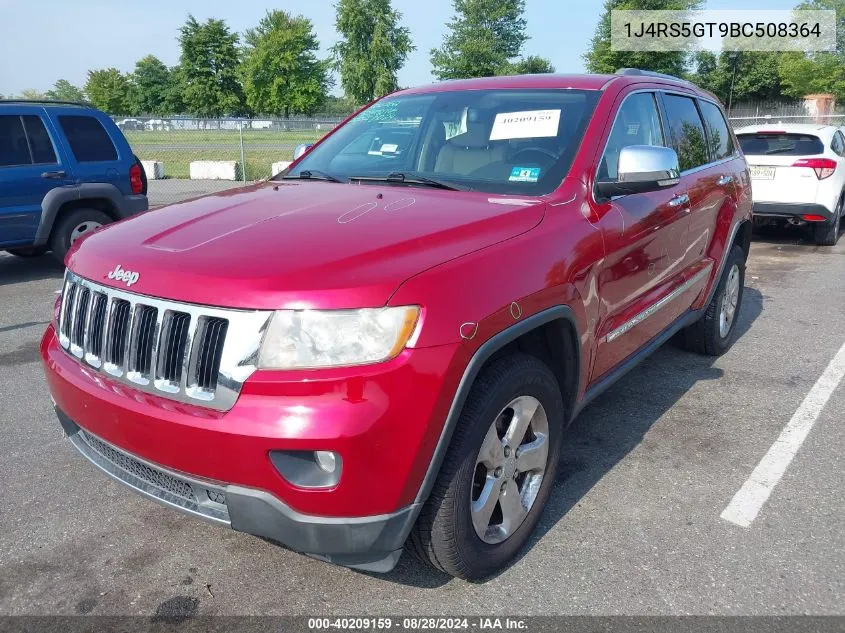 2011 Jeep Grand Cherokee Limited VIN: 1J4RS5GT9BC508364 Lot: 40209159