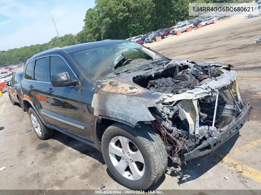 1J4RR4GG6BC680621 2011 Jeep Grand Cherokee Laredo