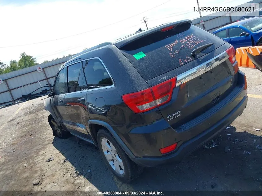 2011 Jeep Grand Cherokee Laredo VIN: 1J4RR4GG6BC680621 Lot: 40253984