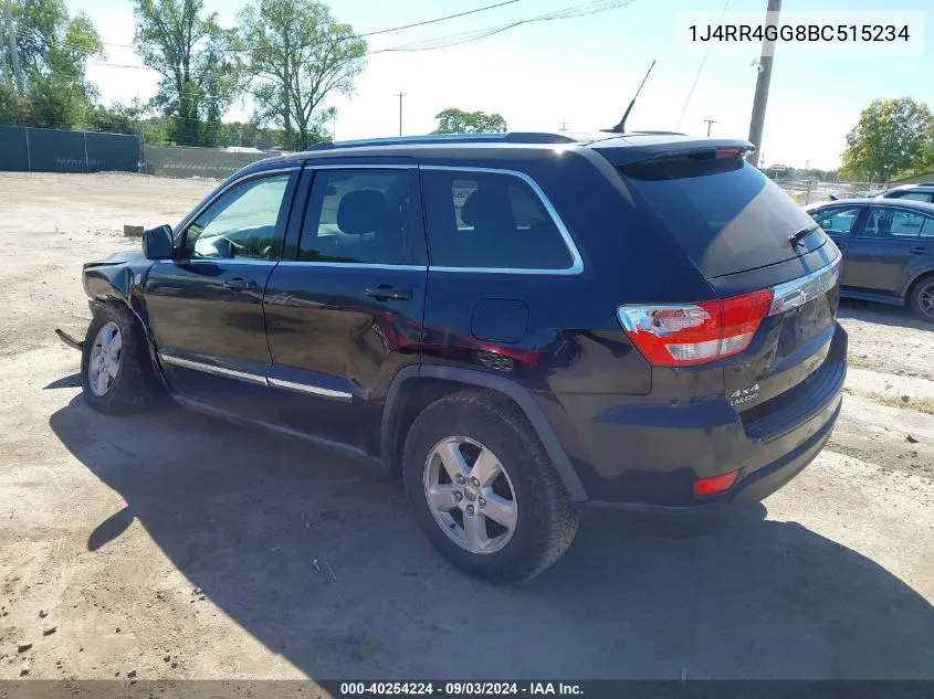 1J4RR4GG8BC515234 2011 Jeep Grand Cherokee Laredo