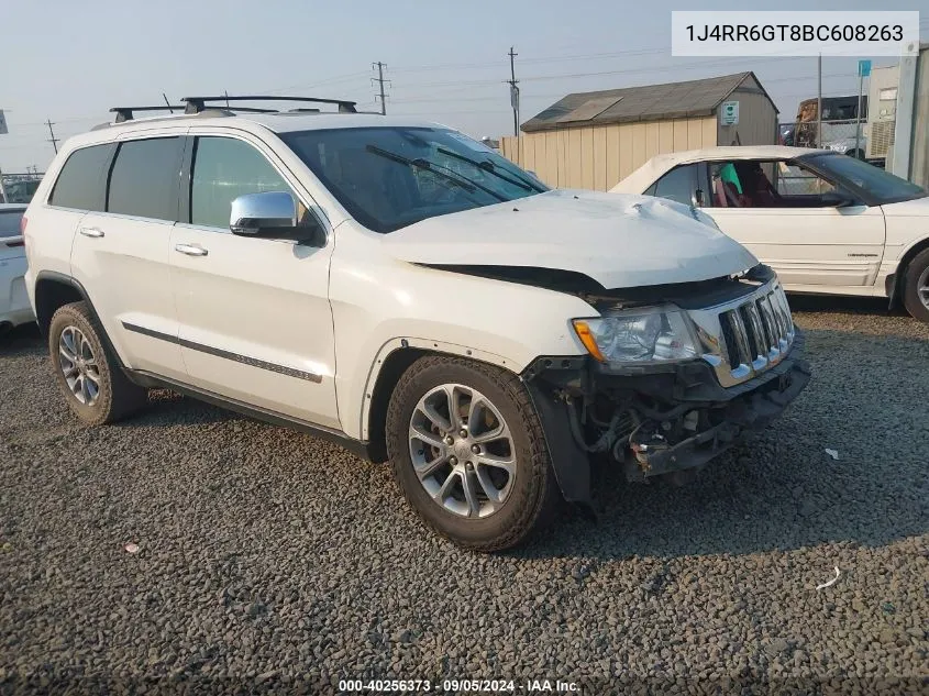 2011 Jeep Grand Cherokee Overland VIN: 1J4RR6GT8BC608263 Lot: 40256373