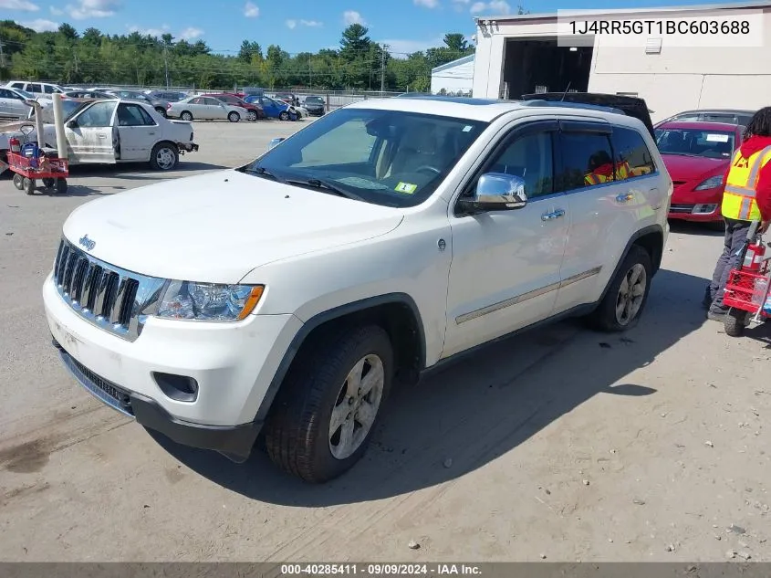 2011 Jeep Grand Cherokee Limited VIN: 1J4RR5GT1BC603688 Lot: 40285411