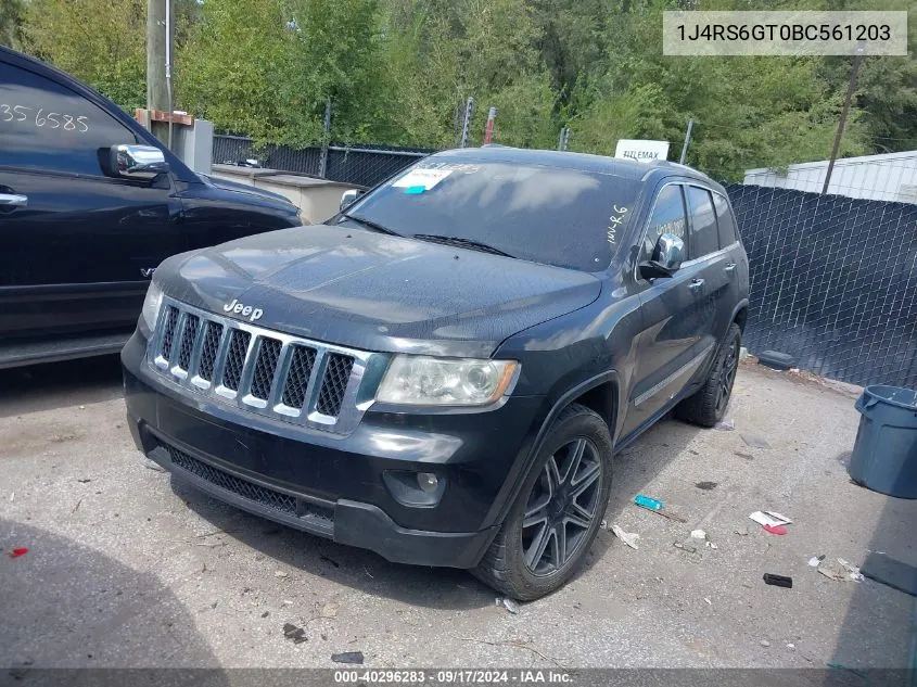 1J4RS6GT0BC561203 2011 Jeep Grand Cherokee Overland