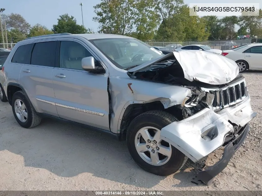 1J4RS4GG5BC579543 2011 Jeep Grand Cherokee Laredo