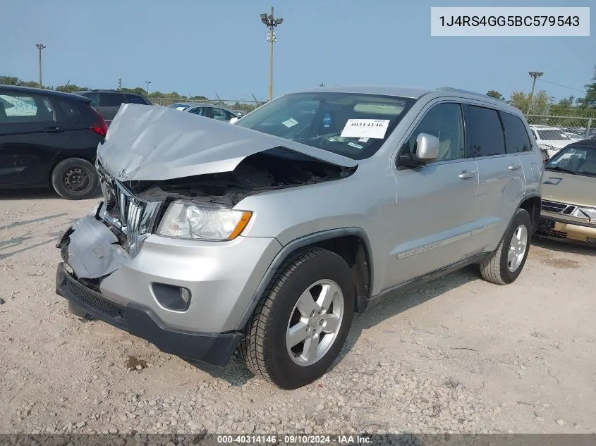 1J4RS4GG5BC579543 2011 Jeep Grand Cherokee Laredo