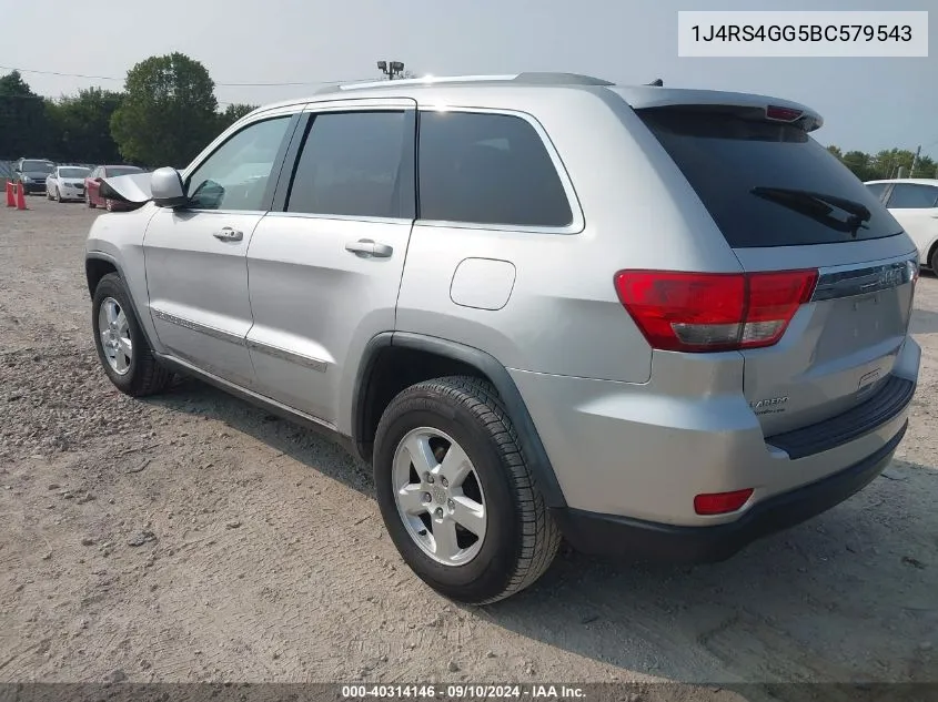 2011 Jeep Grand Cherokee Laredo VIN: 1J4RS4GG5BC579543 Lot: 40314146